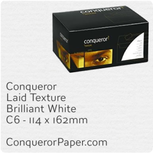 ENVELOPES - Laid.01501SP, WINDOW=No, TYPE=Wallet, TINT=BrilliantWhite, SIZE=C6-114x162mm, QUANTITY=50 